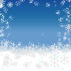 Winter Schneeflocken Hintergrund