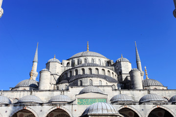 Fototapeta na wymiar Blue Mosque (Sultanahmet Mosque)