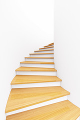 Wooden stairs - 52318507