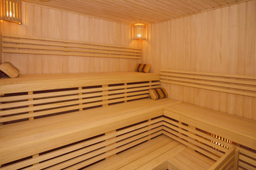 Fototapeta na wymiar sauna interior