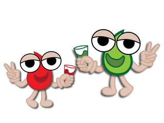 Water Drop Cartoon Mascot