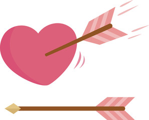 ハートを射止める矢