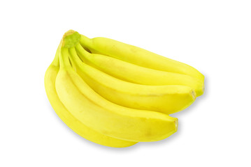 banany na białym tle
