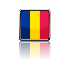 Fototapeta premium National flag of Chad