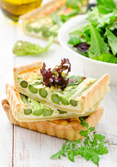 Quiche mit Spargel