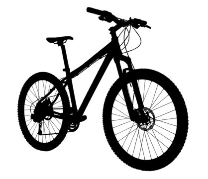 Fototapeta Bicycle silhouette