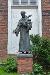 Gdansk, Poland. Monument to Sacred Franсisk