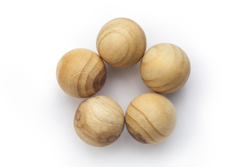 wooden balls