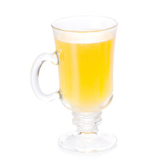 Glass with efervescent tablet in water