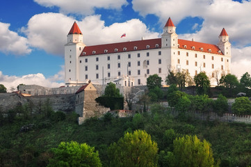 Fototapeta na wymiar Zamek w Bratysławie - Słowacja