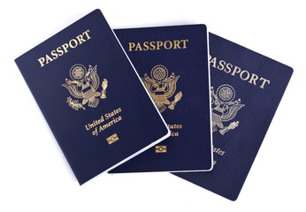 Isolated American Passports