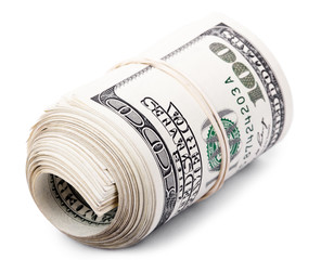 Roll of 100 US$ Bills