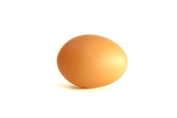 Close up of an egg isolated