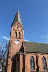 Fototapeta na wymiar Evangelisch-Lutherische Kirchgemeinde Rostock Warnemünde