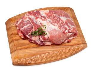fresh raw pork meat