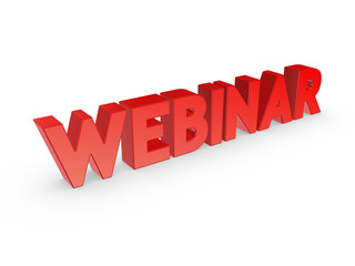 Fototapeta premium Word WEBINAR.