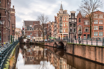 Fototapeta na wymiar Amsterdam architecture, Netherlands