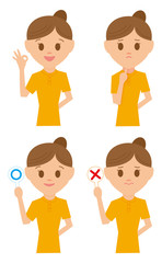 女性の表情