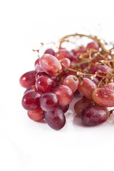 grape on white background.