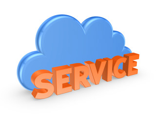 Cloud computing concept.