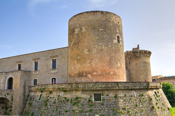 Fototapeta na wymiar Zamek Venosa. Basilicata. Włochy.