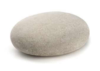 Single grey pebble