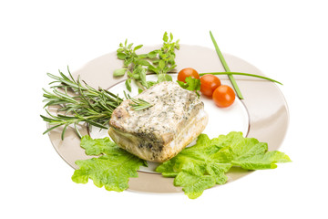 Bacon with vegetables