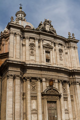 Fototapeta premium Great church in center of Rome, Italy.