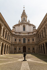 Obraz premium Great church in center of Rome, Italy.