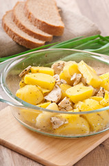 stewed potatoes with chicken 