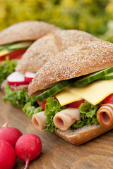 herzhaftes picknick