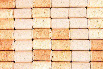Wine corks close up