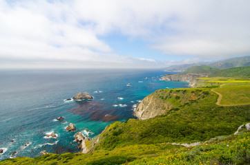Scenic Vista on California State Route 1