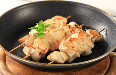 Chicken skewers