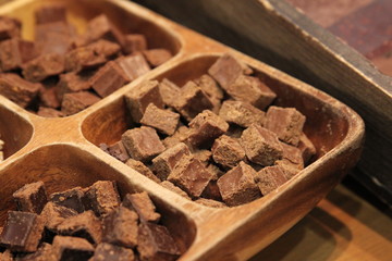 Dégustation pralinés