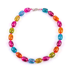 glass bead necklace