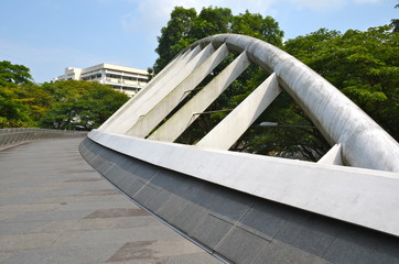 Naklejka premium The Alexandra Arch Bridge in Singapore