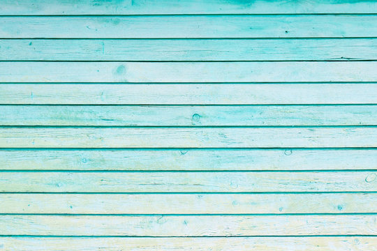 Blue wood plank wall texture background