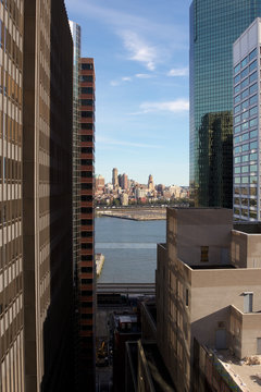 View of Brooklyn from Manhattan Financial District