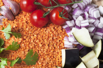 Vegetarian Curry Ingredients