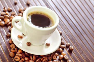 coffee and aroma spice