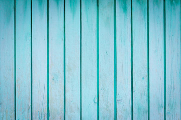 Naklejka premium Blue wood plank wall texture background