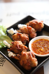 Fried Chicken isolated in white background