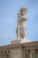 Obraz premium Marble Statue at Castle Belvedere (Vienna)