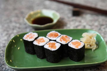 Salmon Maki sushi