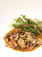 Thai cuisine - Spicy pork salad