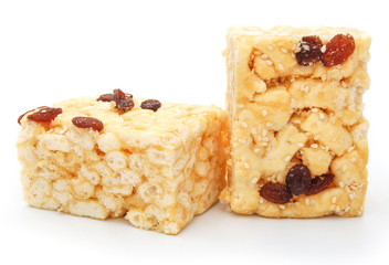 caramel treats on white background, Chinese traditional dessert