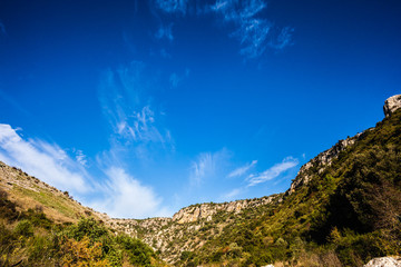Mountains from below