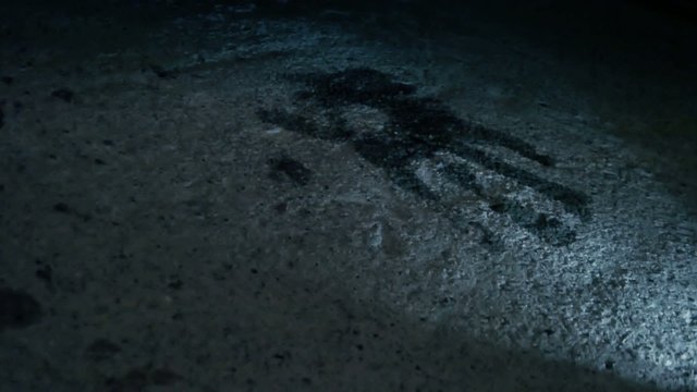 The appearance of handprint ghost