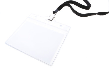 Blank name tag